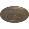 Ekena Millwork Nestor Ceiling Medallion (Fits Canopies up to 5"), Hand-Painted Warm Silver, 25 7/8"OD x 2 1/4"P CM25NEWSS - alternate 4